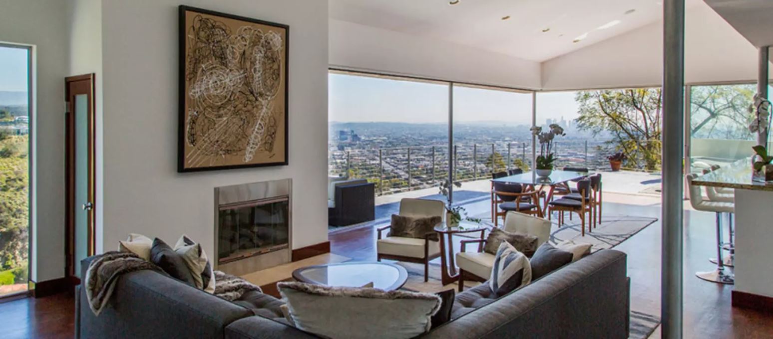 Hollywood Hills Mansion Living Room