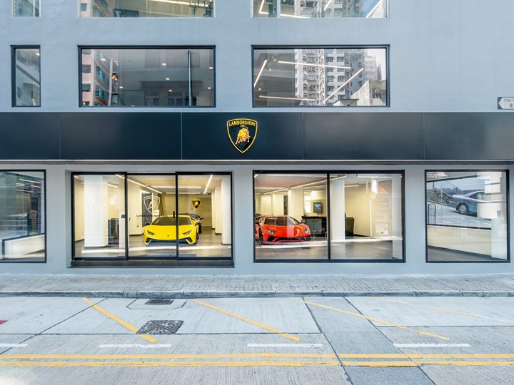 Lamborghini Hong Kong China Showroom